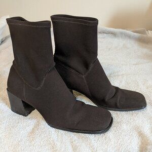 Dark brown ankle boot, size 8.5 M, $12.
